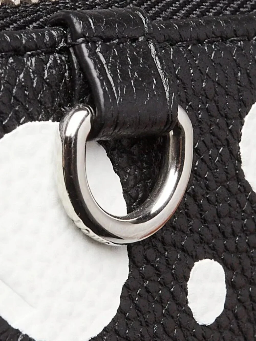 Louis Vuitton x YK Black/White Leather Easy Pouch on Strap Bag